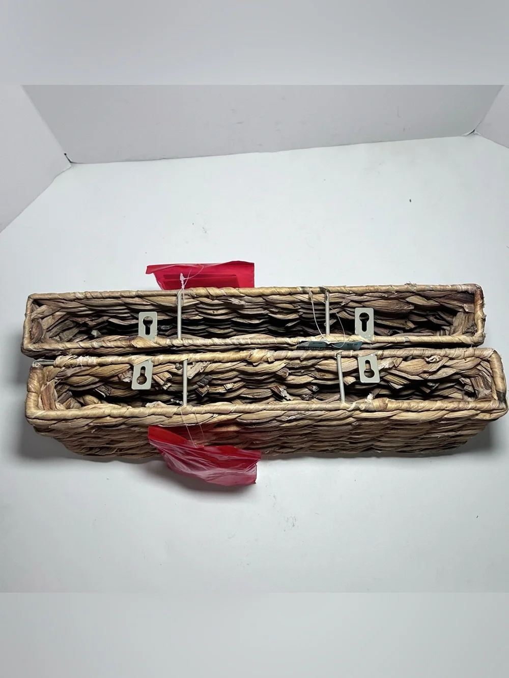 2 New Water Hyacinth Shelves/Baskets Hobby Lobby